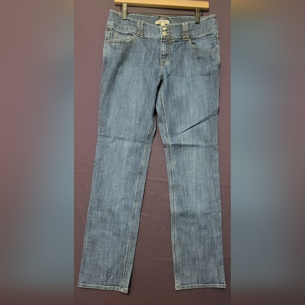 CAbi Blue Denim Jeans. Size 10